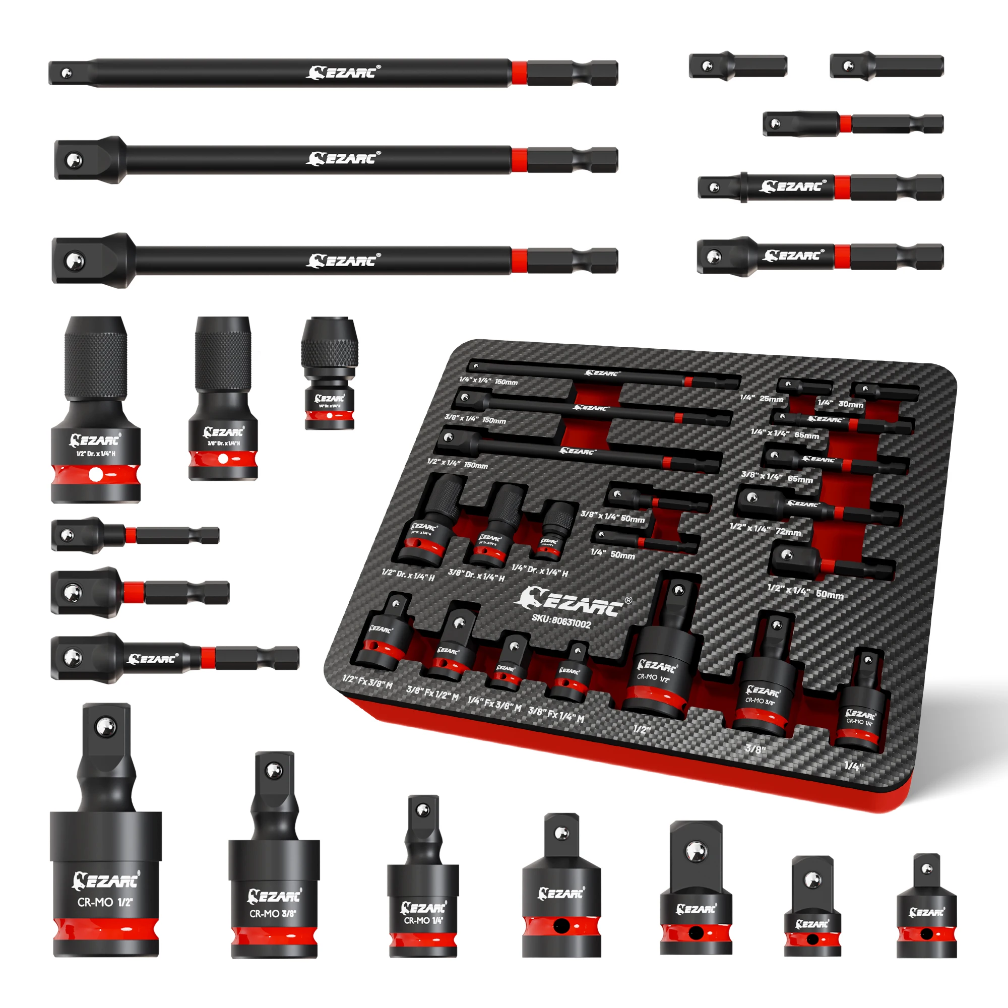 Impact Socket Adapter Set 21pcs impact socket adapter set