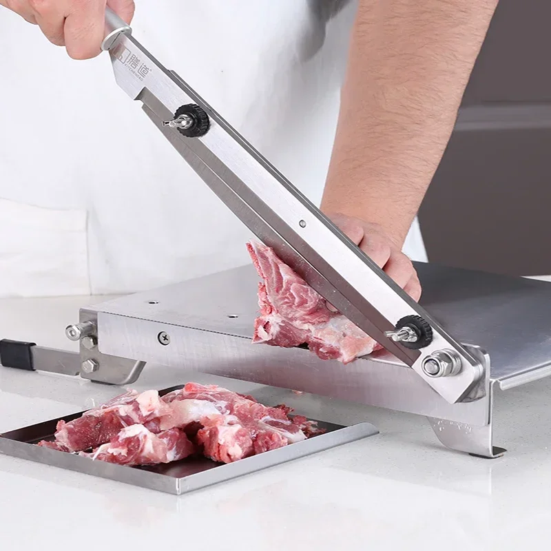 Heavy Duty Handmatige Vlees Bone Cutter Machine - Keuken Bevroren Vlees Snijder met Blade Bone Chopper voor Rundvlees, Kip, Geit, Varken, Vis