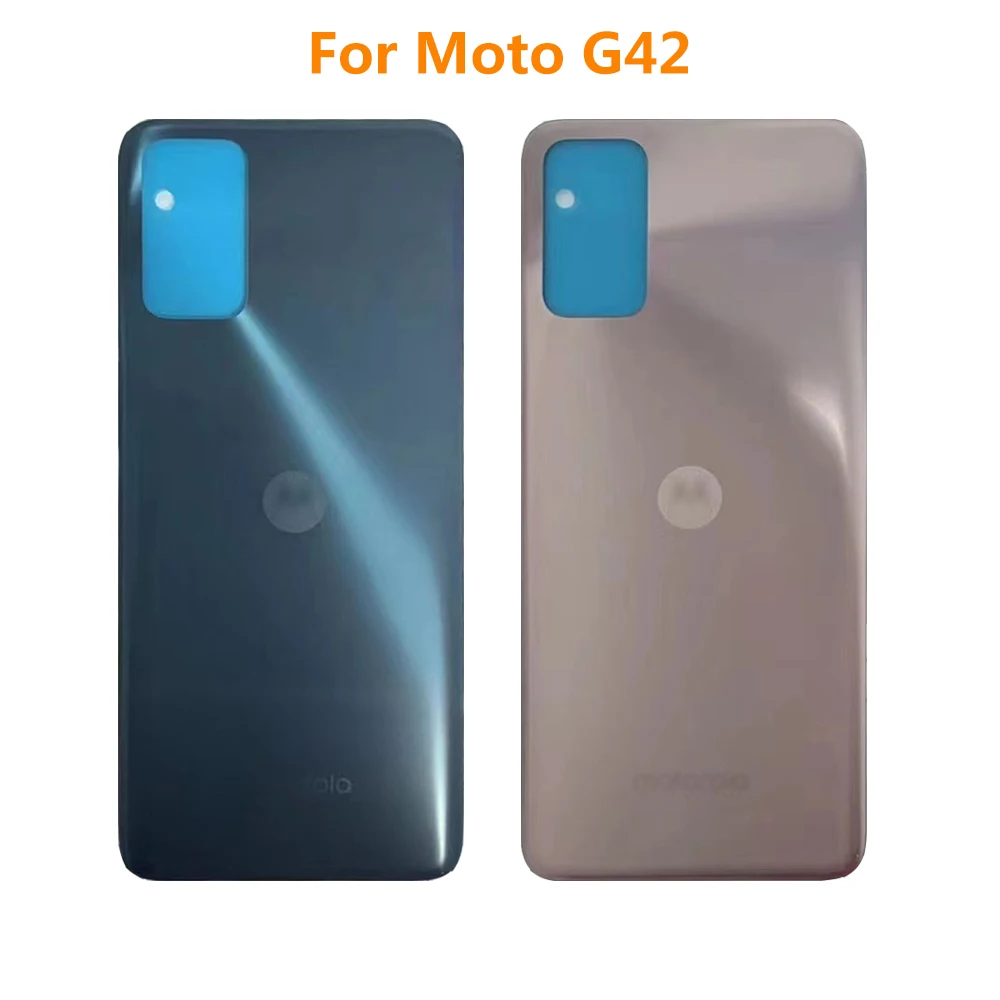 

For Motorola Moto G42 XT2233-2 Back Battery Cover Door Housing Glass Covers Rear Case Replacement Parts