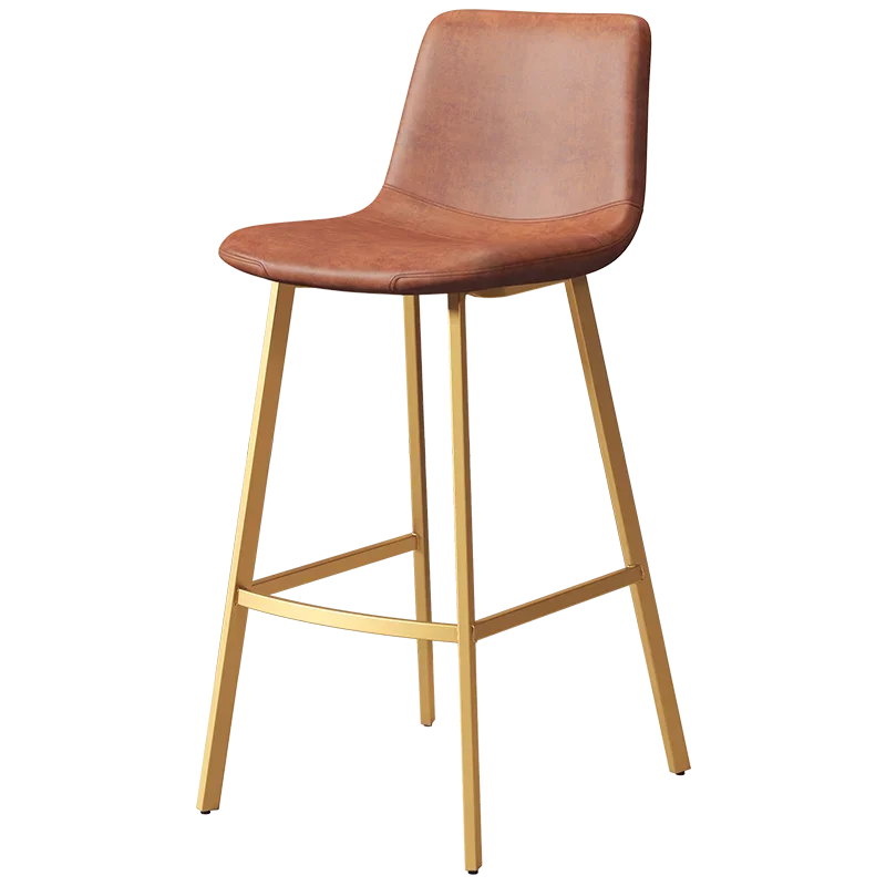 

European Style Iron Bar Chairs for kitchen Simple Bar Stool Home Furniture Nordic High Stool Leisure Cafe Backrest Bar chair