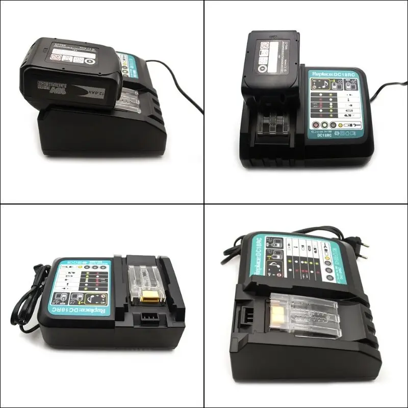 충전식 전동 공구 배터리, 리튬 이온 교체 배터리, 마키타 18V 호환, LXT BL1860B BL1860 BL1850, 12000mAh