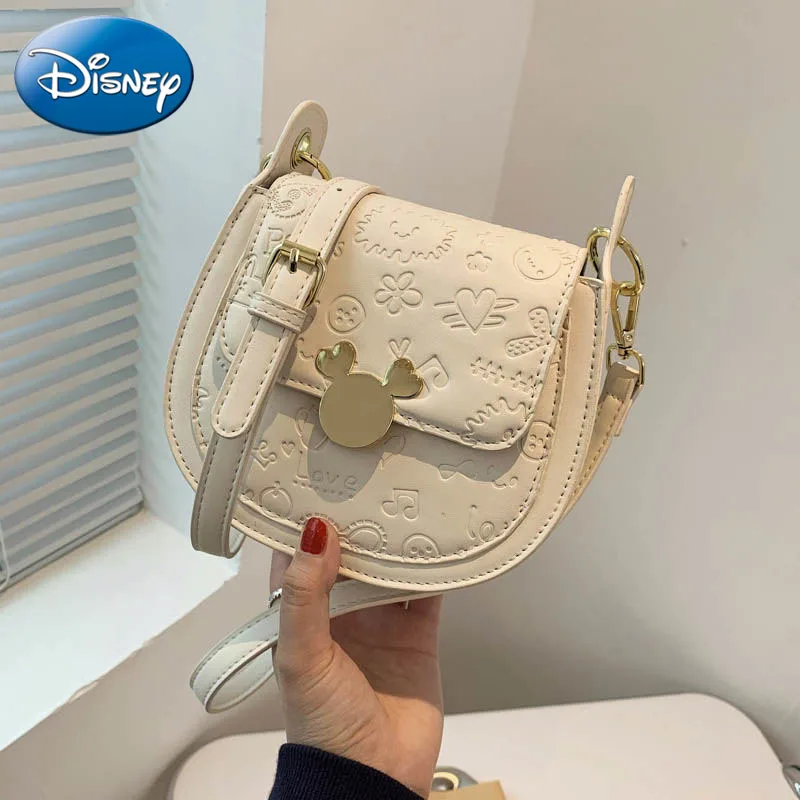 

Новая женская сумка через плечо Disney 2023, модная Высококачественная женская сумка, Повседневная и универсальная сумка-седло