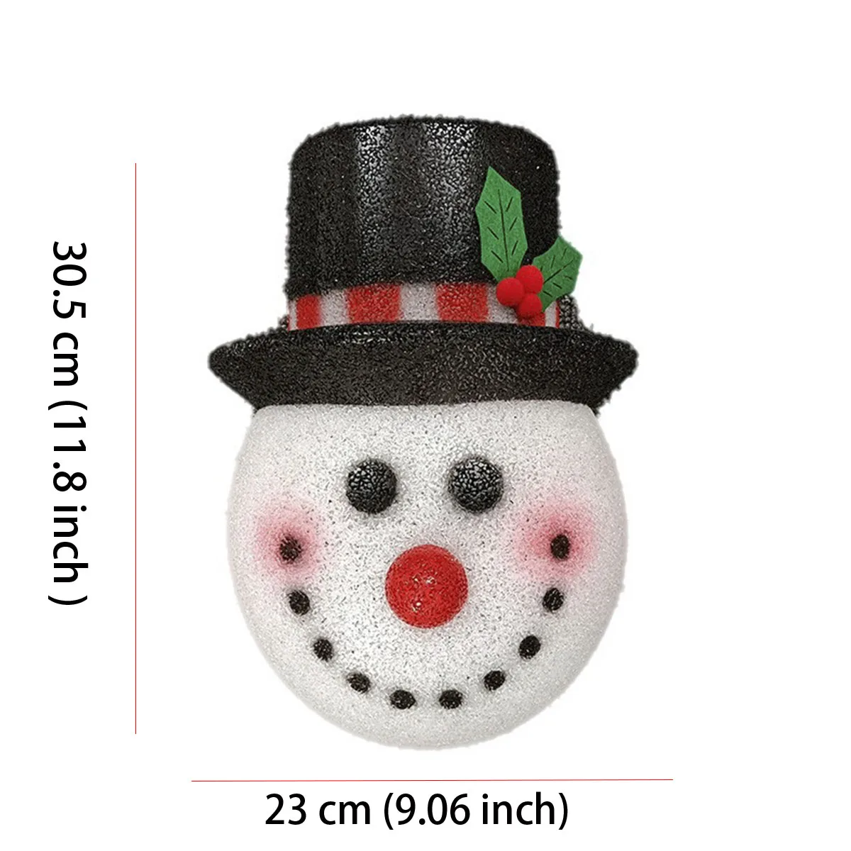 Black-Red Snowman