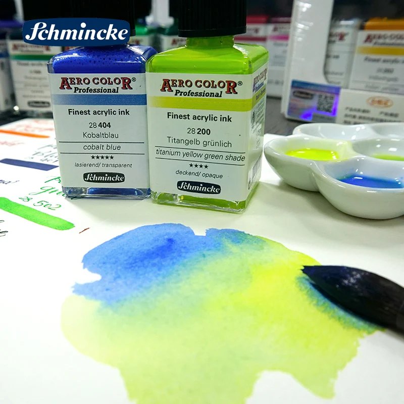 Germany Schmincke Color Acrylic Ink 36 Colors Professional burette Painting Ink DIY Illustration AERO Acrylic Watercolor