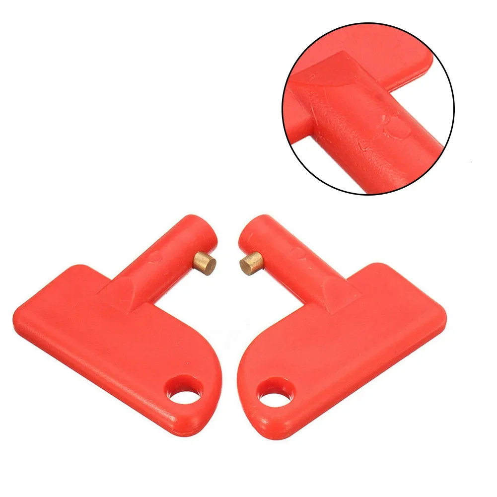 10X Spare Key For Battery Isolator Switch Power Kill Cut Off Switch Car Van Boat ABS Plastic Accessories For Vehicles