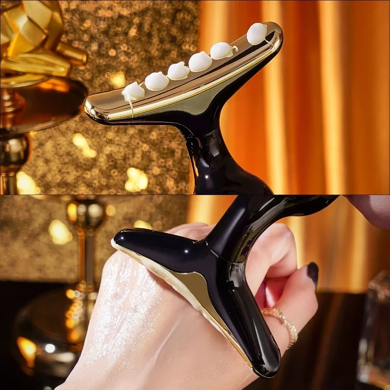 3 In 1 Electric Face Massager Neck Facial Eye Massage Introducer Microcurrent Skin Rejuvenation Anti Aging Device Beauty Tools