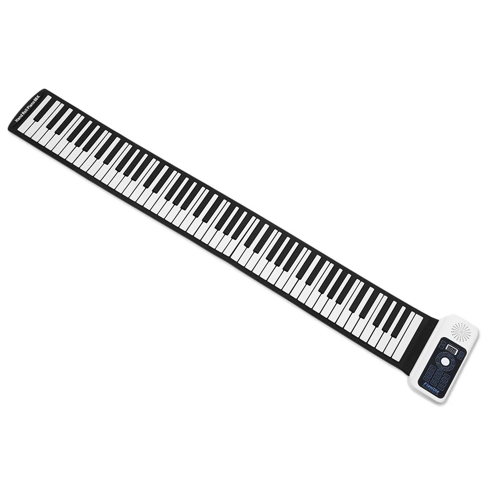 88 Keys Electronic Piano MIDI &USB Charge Portable ABS Soft Silicone Flexible Keyboard Digital roll up piano Electronic Organ