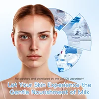 Deep Hydration Milk Skincare Set Softening Serum Gentle Eye Cream Radiant Moisturizing Glowing Trio 4