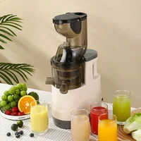 Masticating Juicer Machines, 7 inch Slow Cold Press Juicer with Large Feed Chute, Cold Press Juicers for Vegetables and Fruits 2