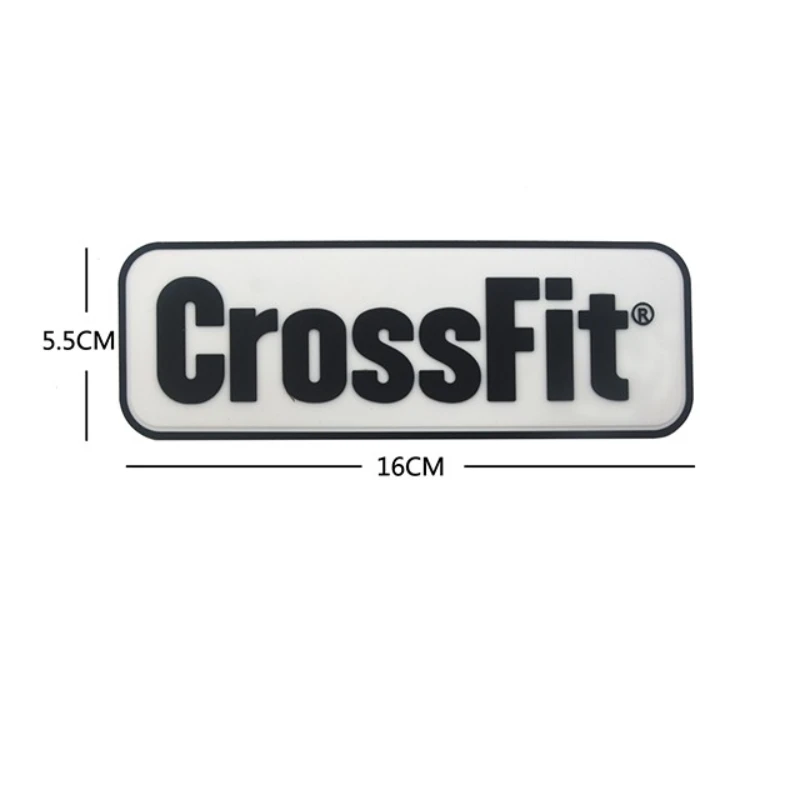 Parche de etiquetas de nombre de CrossFit, apliques bordados