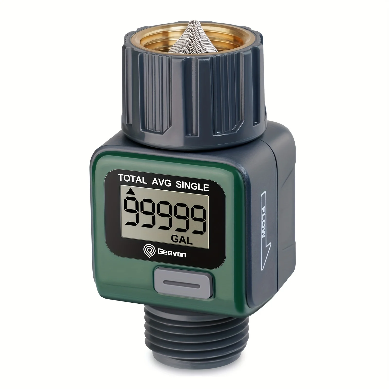 Water Flow Meter with Brass Inlet Metal Thread for Outdoor Garden Watering Tank for water flow meter,flow meter,digital turbine flow meter,turbine flow meter
