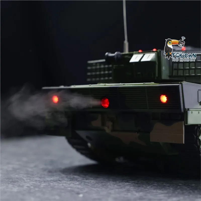 HengLong 1/24 Leopard 2A5 Char RC - Tir IR & BB, Pulvérisation d'Eau