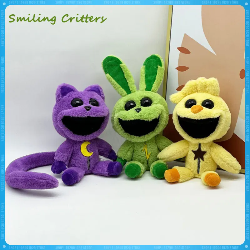 In Stock Smiling Critters Plush Doll Horror Plush Doll Terrifying Smiling Poppy Playtime Smiling Critters Decorations Kid Gift