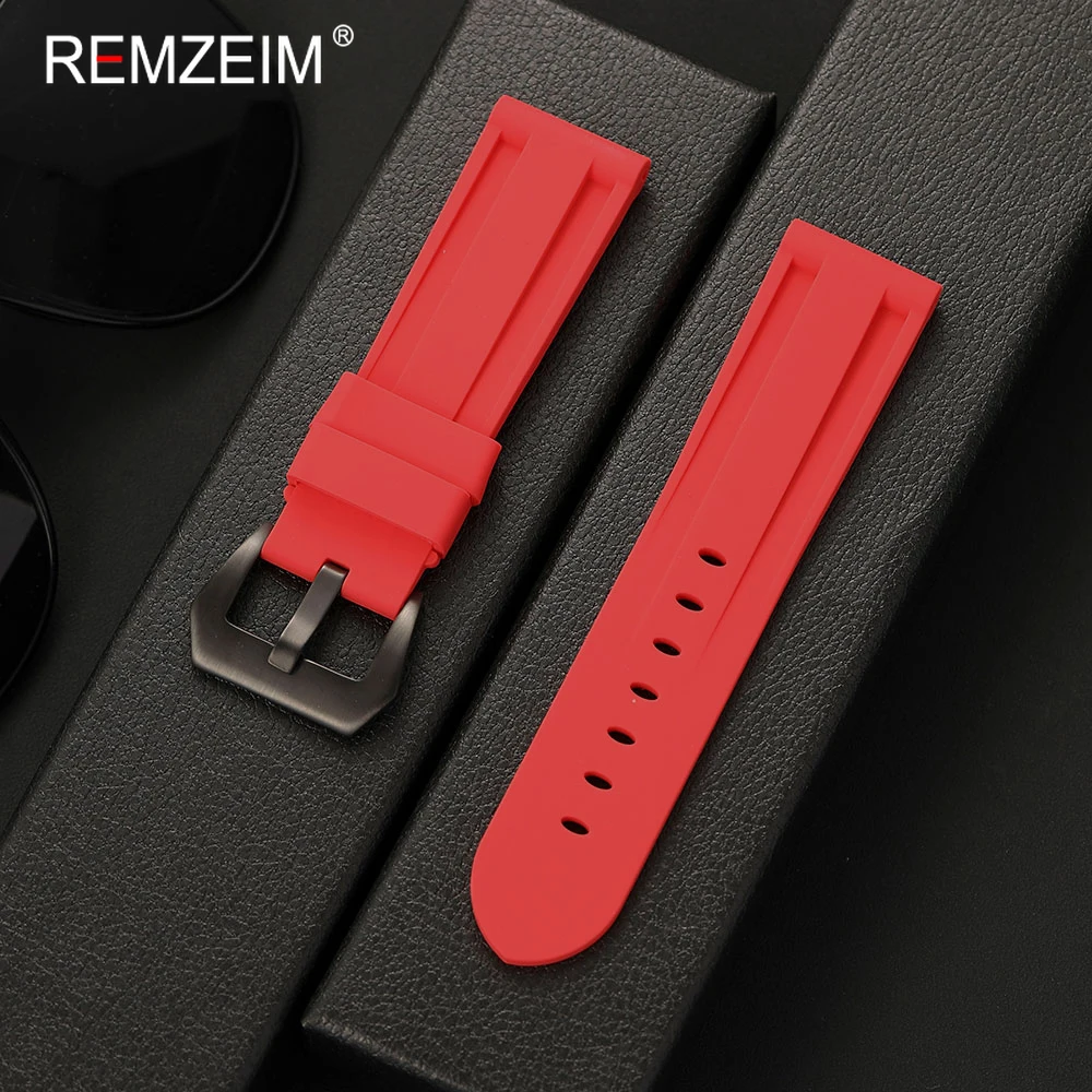 Waterproof Silicone Sport Watch Strap - Durable & Comfortable Replacement Wristband