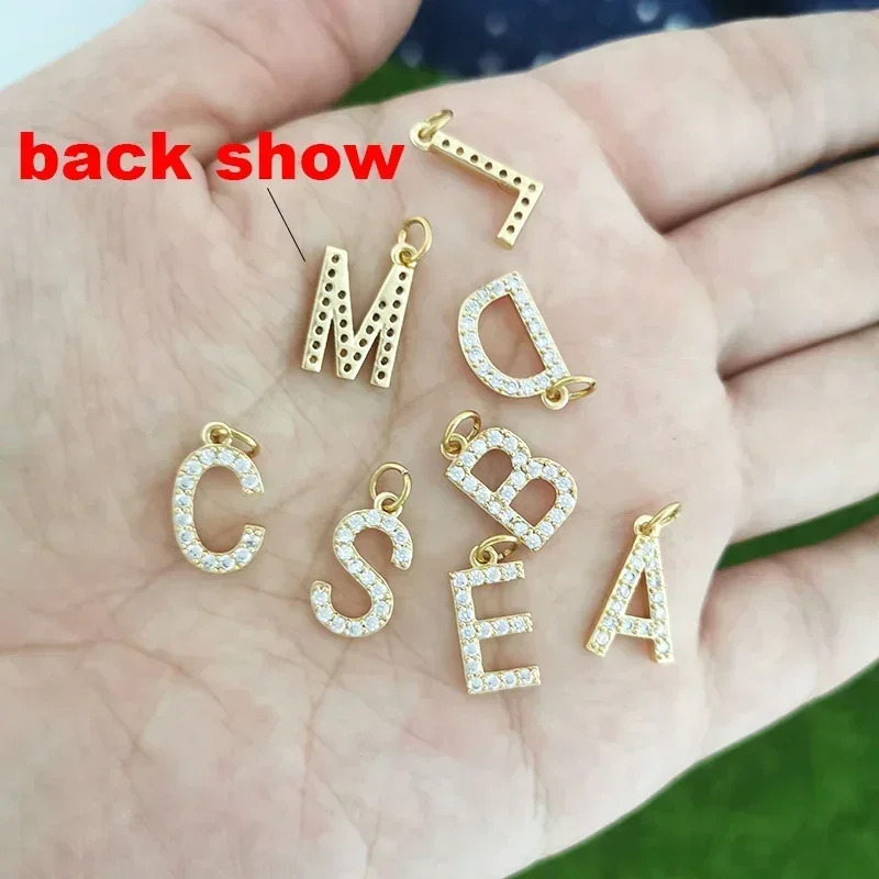 Qmhje-9 x 15 مللي متر الأبجدية إلكتروني قلادة ، قل...