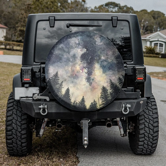 RV Spare Tire Covers, Watercolor Forest Galaxy Spare Tire Cover, Car Tire  Cover, Wrangler Tire Cover, Rv Tire Cover, Back Tire AliExpress