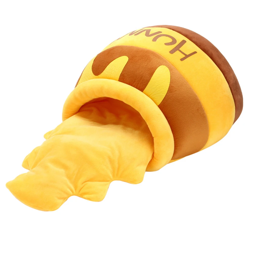Title 24, Cartoon Warm Pet House Cute Honey Jar Shape Cat...