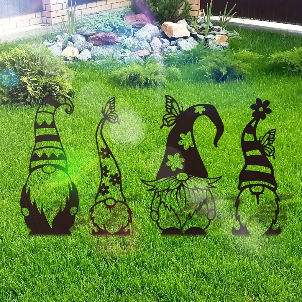 

1 шт./4 шт., декоративные садовые гномы