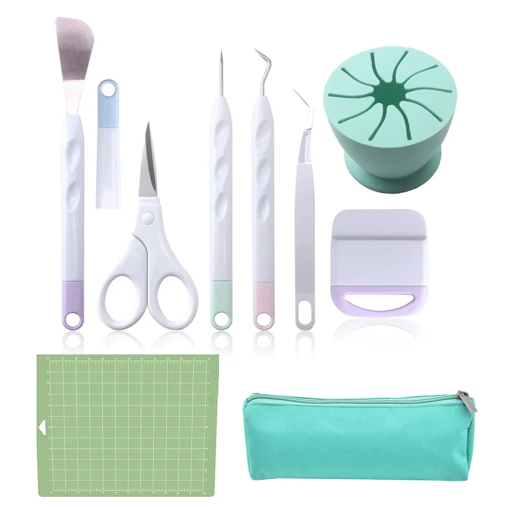 Basic Craft Silhouette Cameo Vinyl Weeding Tools Kit Cammeo Letters Strumento Di Base In Vinile Fai Da Te Per Accessori Per Macchine Cricut