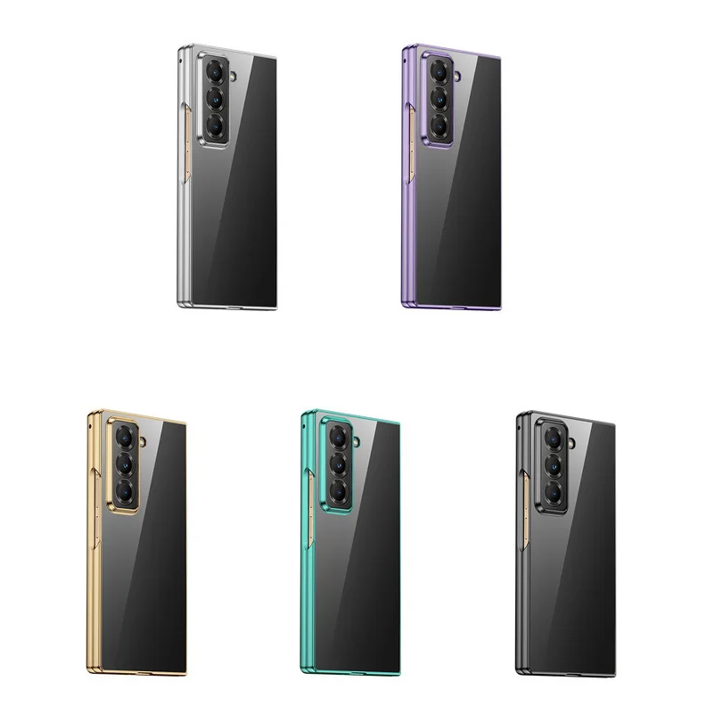 Sleek Transparent Electroplated Protective Case