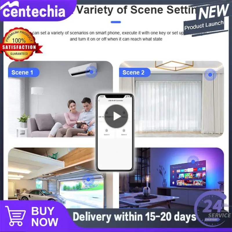 

Голосовой контроллер Tuya USB IR + RF для ТВ, лампа управления/пульт дистанционного управления, работает с ассистентом Amazon Alexa