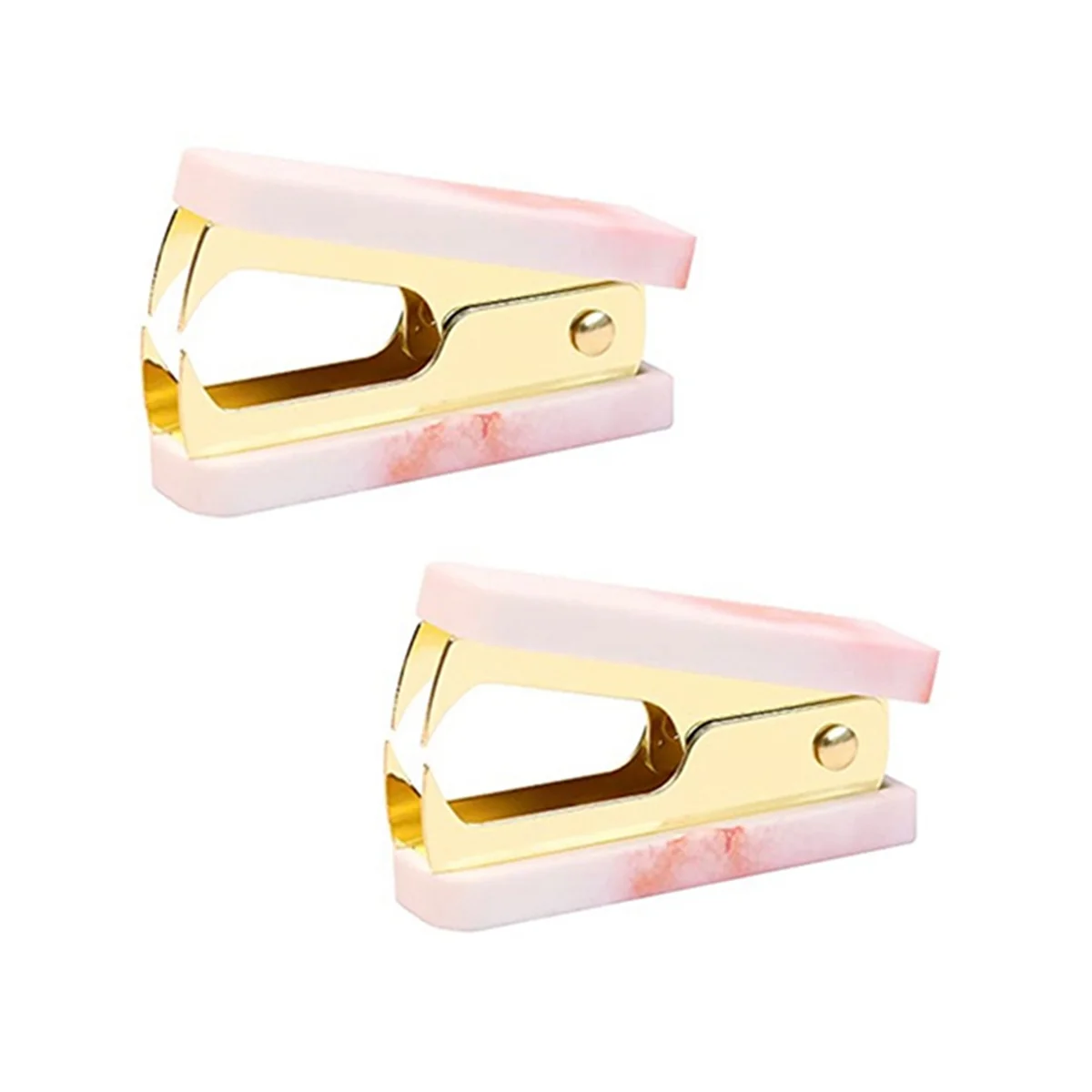 

2 Pcs Staple Remover Marble Staple Remover Tool Portable Staple Puller with Lock, Office Desk Organizers and Accessories