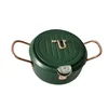 Small Deep Fryer with Thermometer and Drain Rack Non-stick Deep Fryer for French Fries Fish and Chicken 4