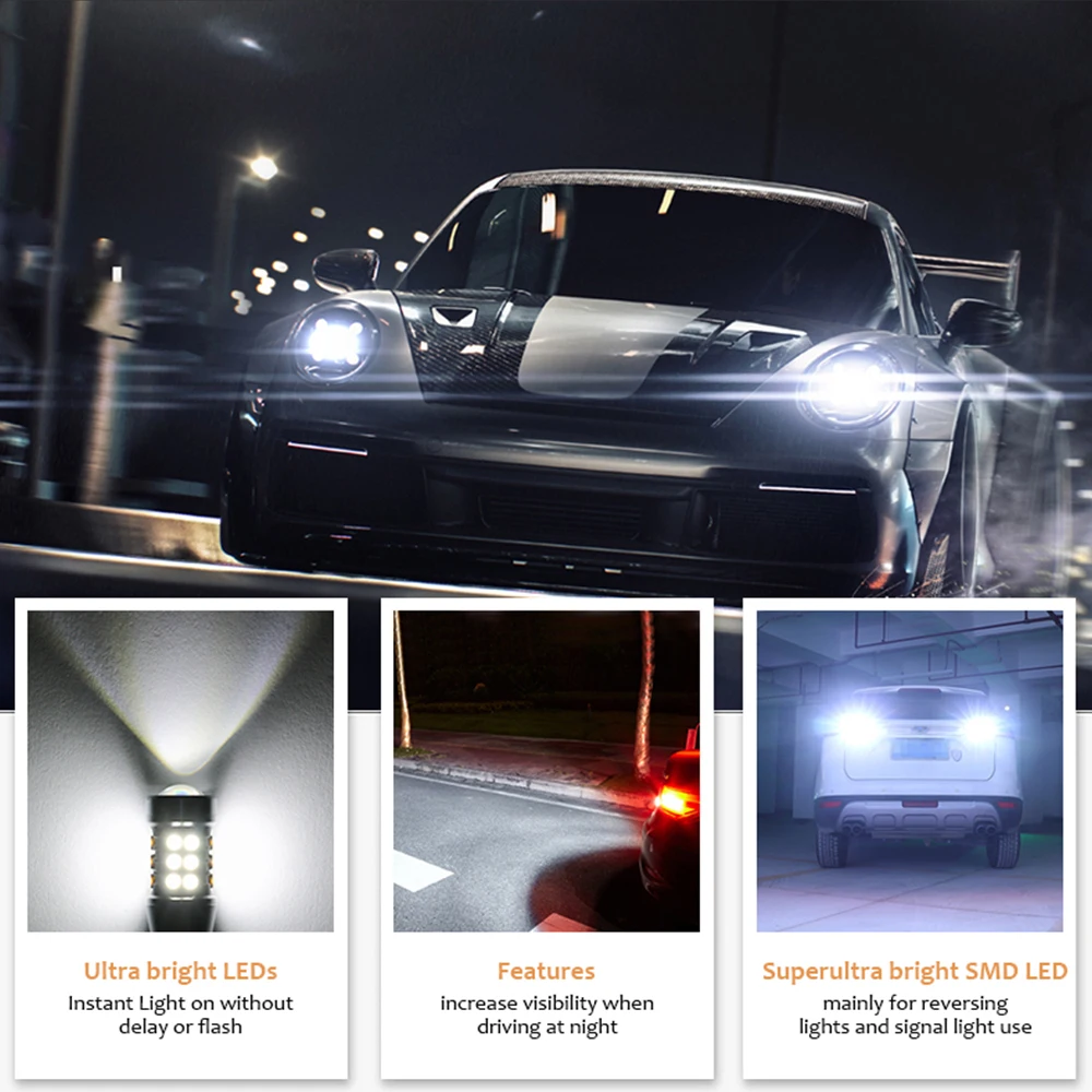 รูปสินค้า หลอดไฟ LED สว่างแรง สำหรับรถยนต์