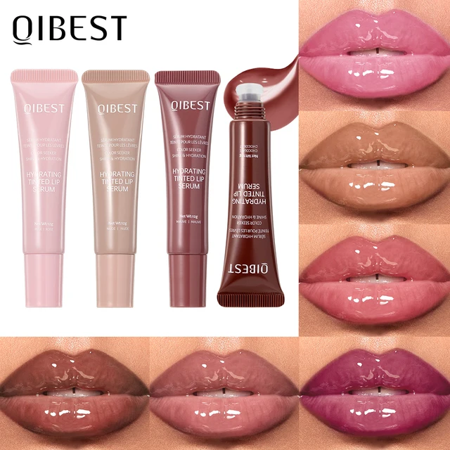 QIBEST كريستال بلسم الشفاه ترطيب ملمع الشفاه النفط هلام ملمع الشفاه طويلة الأمد السائل أحمر الشفاه ترطيب ملون مصل الشفاه ماكياج 1