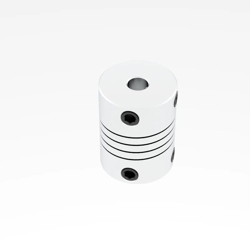Aluminium CNC Motor Jaw Shaft Coupler 5mm To 8mm Flexible Coupling OD 19x25mm 3/4/5/6/6.35/7/8/10mm