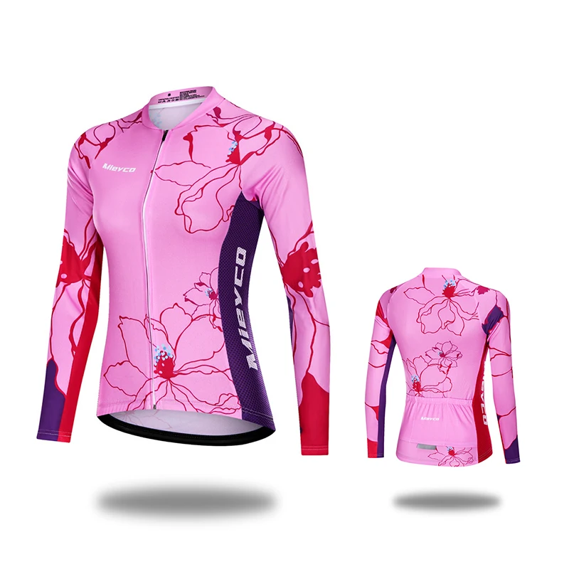 thumbnail image 1 of Maillot de ciclismo de verano para mujer, conjuntos de primavera y otoño, camisetas de manga larga transpirables para bicicleta, nueva ropa de ciclismo de carretera, equipo, 1 of 5
