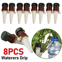8PCS Self-Watering Drippers, Automatic Deep Root Irrigation Tool for Flower Pots & Bonsai Plants 2