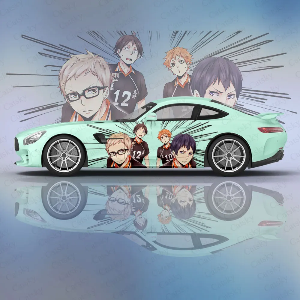 

Haikyuu Anime Car Body Stickers Anime Itasha Vinyl Car Side Decal Sticker Car Sticker Automotive Decor Film