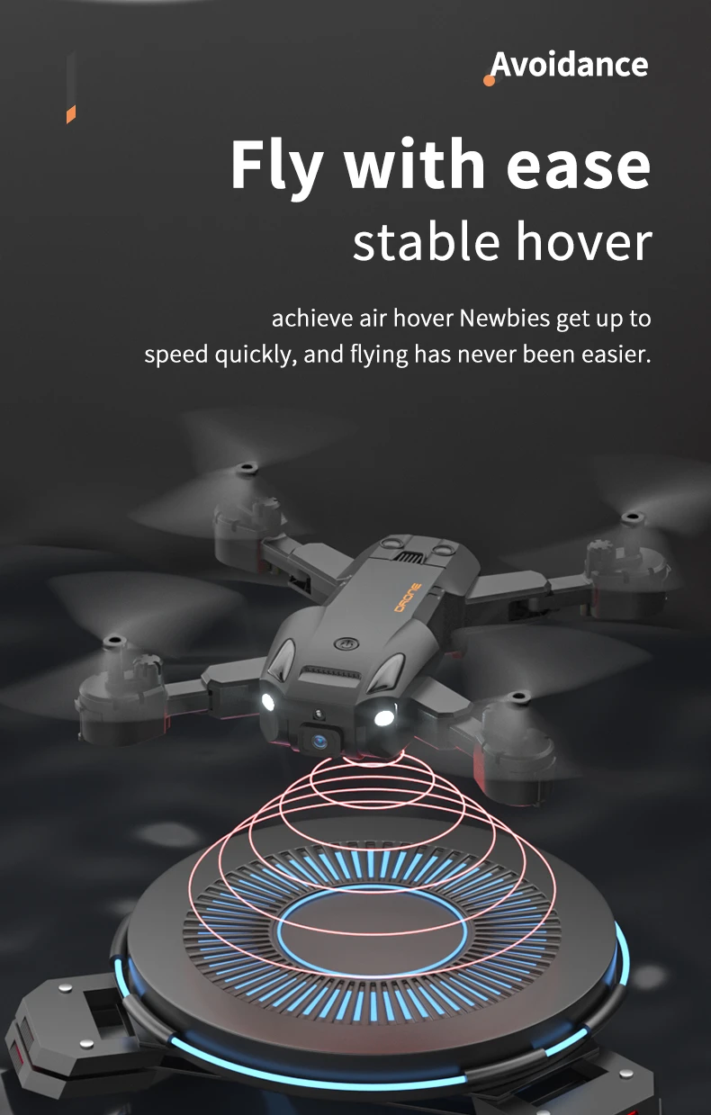 KBDFA RC Drone, avoidance fly with ease stable hover achieve air hover newbies get