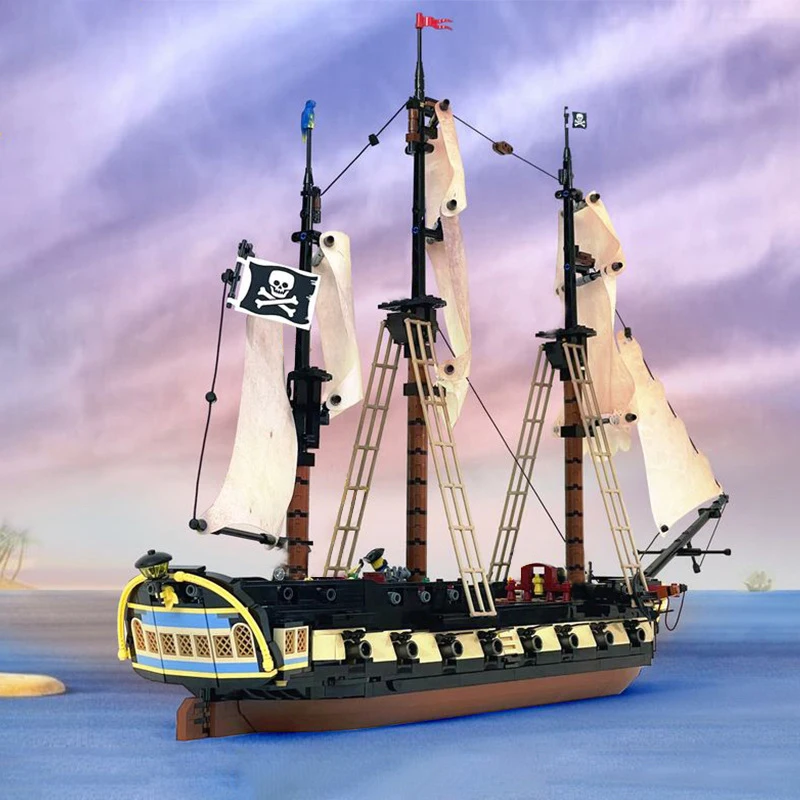 Juguetes Lego 10 Años Kit De Modelo De Barco Pirata De Bloques De