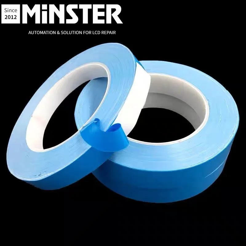 Adhesive Cloth Tape Vinyl Tape Pet Film Tape Double Sided Thermal Tape for LED Strips Strip Bars TV Backlight Adhesive LCD TV Screen Matrix Display Panel Glue Tape 10/25M
