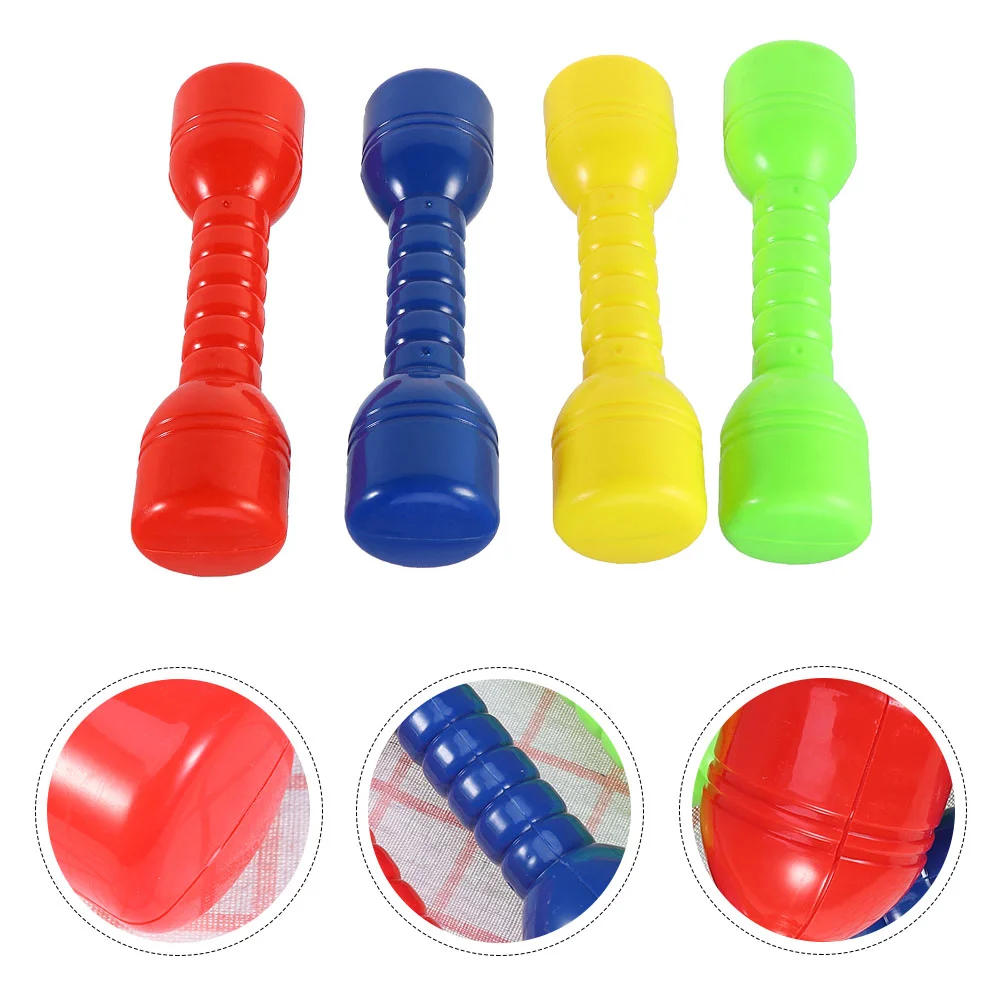 

4PCS Children Morning Exercise Barbells ABS Dumbbells Ergonomic Hand Bars