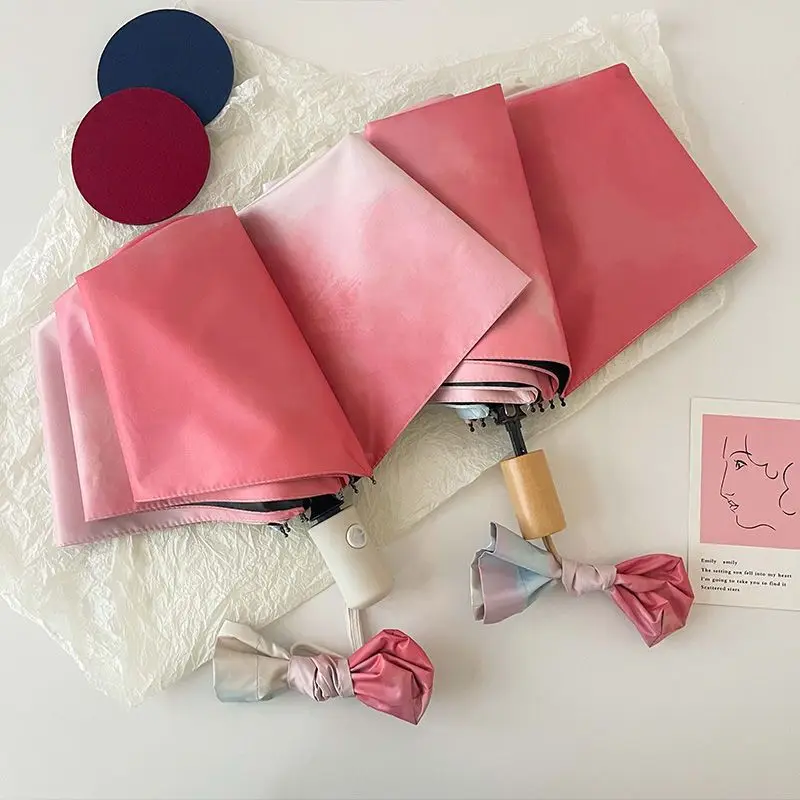 

A beautiful umbrella for Kids Umbrella for Girl Umbrella Automatic Wedding Paper Umbrellas and Terrace Bases Women Uv