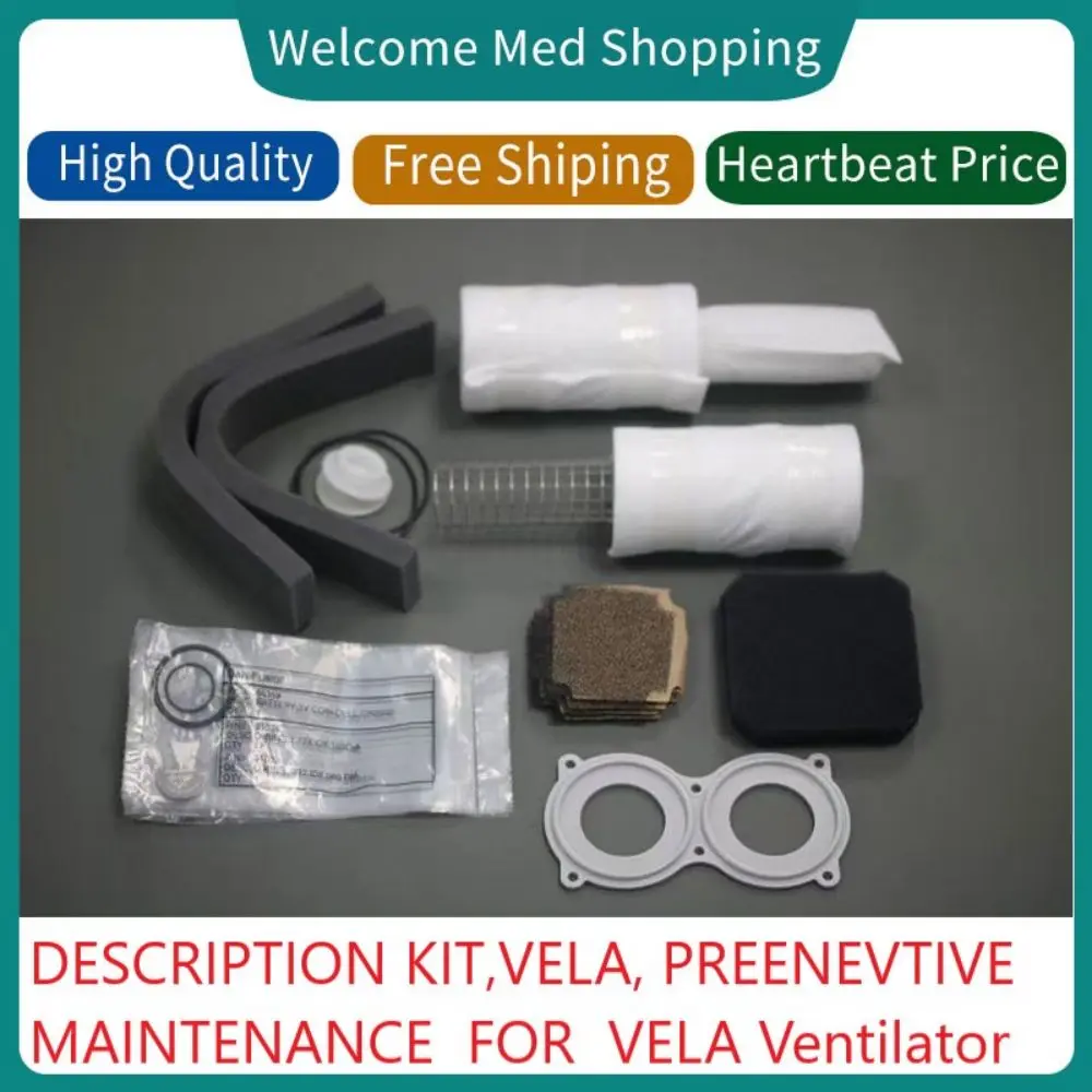 OEM #:11416 Carefusion Vyaire VELA ежегодный комплект для профилактического обслуживания, Новые запчасти
