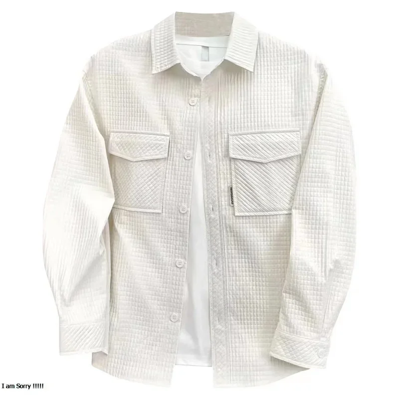 Fashion Spring and autumn men casual button trench jacket jacket men block quality coat