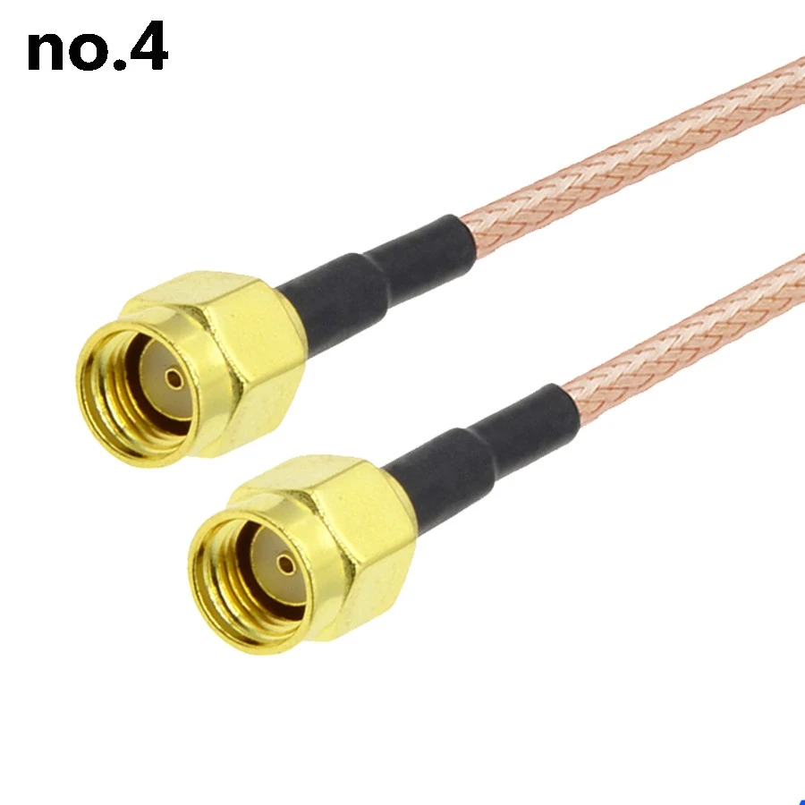 thumbnail image 1 of Cable adaptador con conector SMA macho a hembra, cable de extensión de antena, cable RF 0-6G, cable RG316, 1 of 5