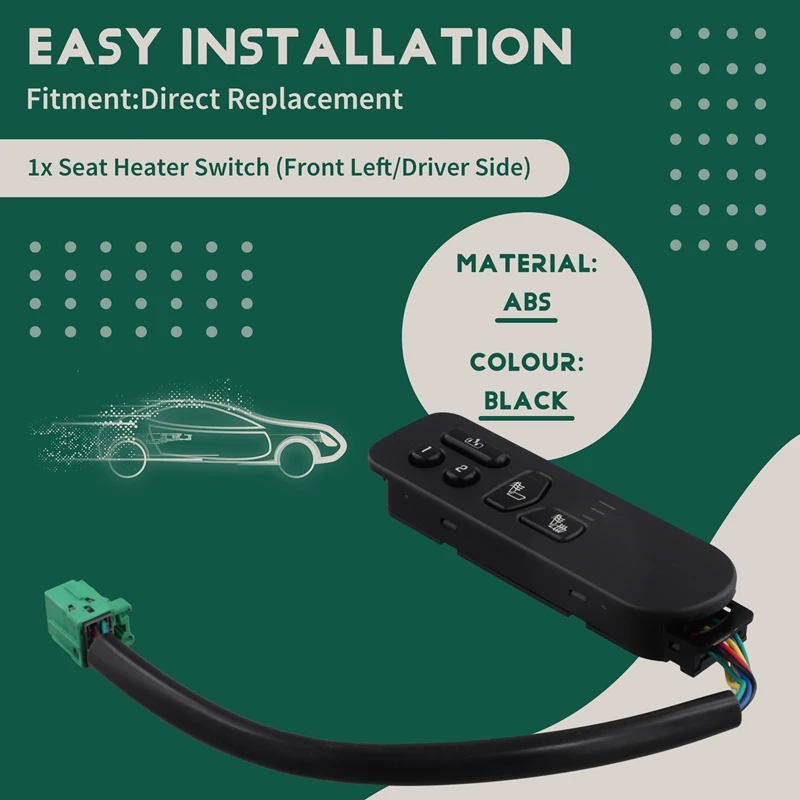 Front Left Seat Heater Switch 15116863 For Chevy Silverado 1500 2500 3500 HD 2003-2007