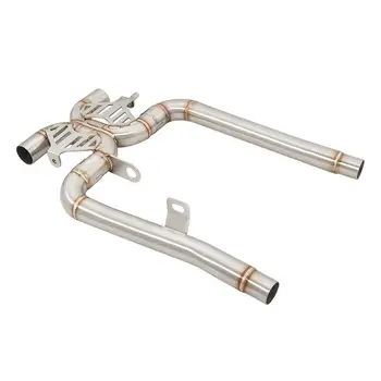 For Triumph Thruxton EFI 1200 2021-22 Motorcycle Exhaust Middle Pipe Muffler Escape Connect Tube Slip On Stainless Steel