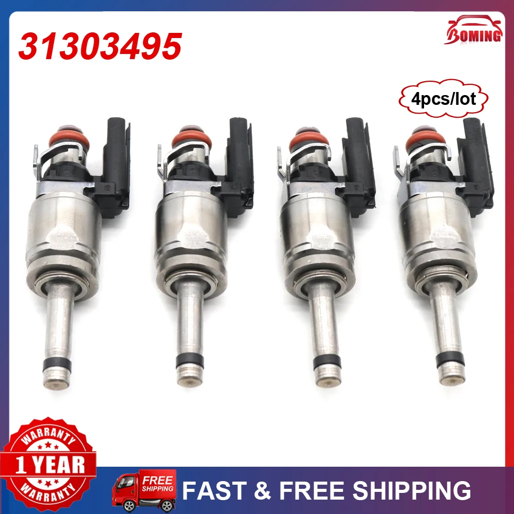 신차 연료 인젝터 깍지 31303495, 볼보 S60 S80 V60 V70 XC60 XC70 2.0L 터보 2014-2015 에 적합, 4 개