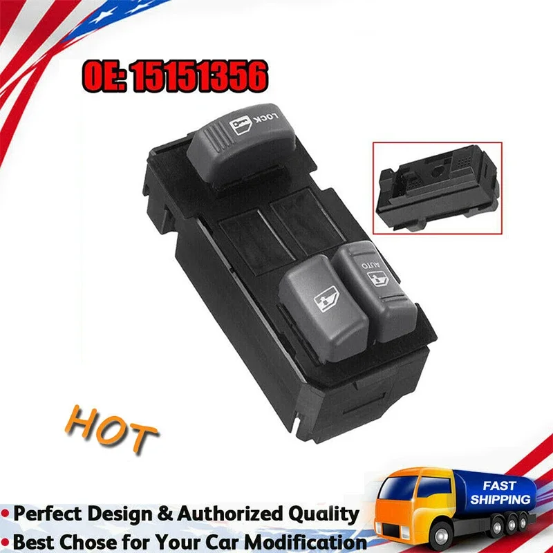 

Переключатель Стеклоподъемника для Chevy GMC 2-Door Pickup 15151356