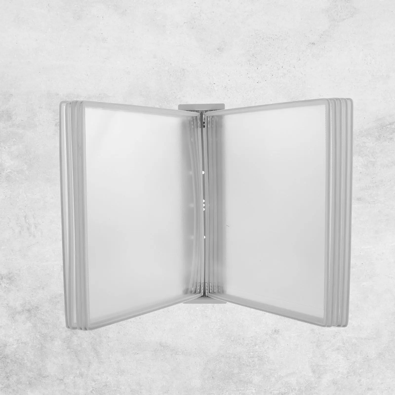 벽걸이형 10페이지 플립 폴더 문서 디스플레이 홀더, 벽걸이 파일 정리함, 투명 사무용 보관 폴더 파일 시트