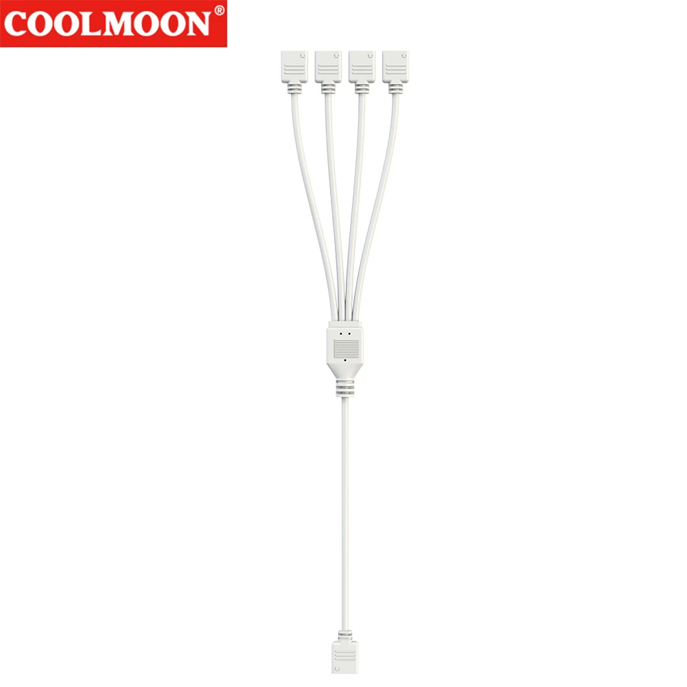 ตัวเลือกสินค้า อะแดปเตอร์ควบคุม RGB 5V 3Pin สำหรับ PC และพัดลม