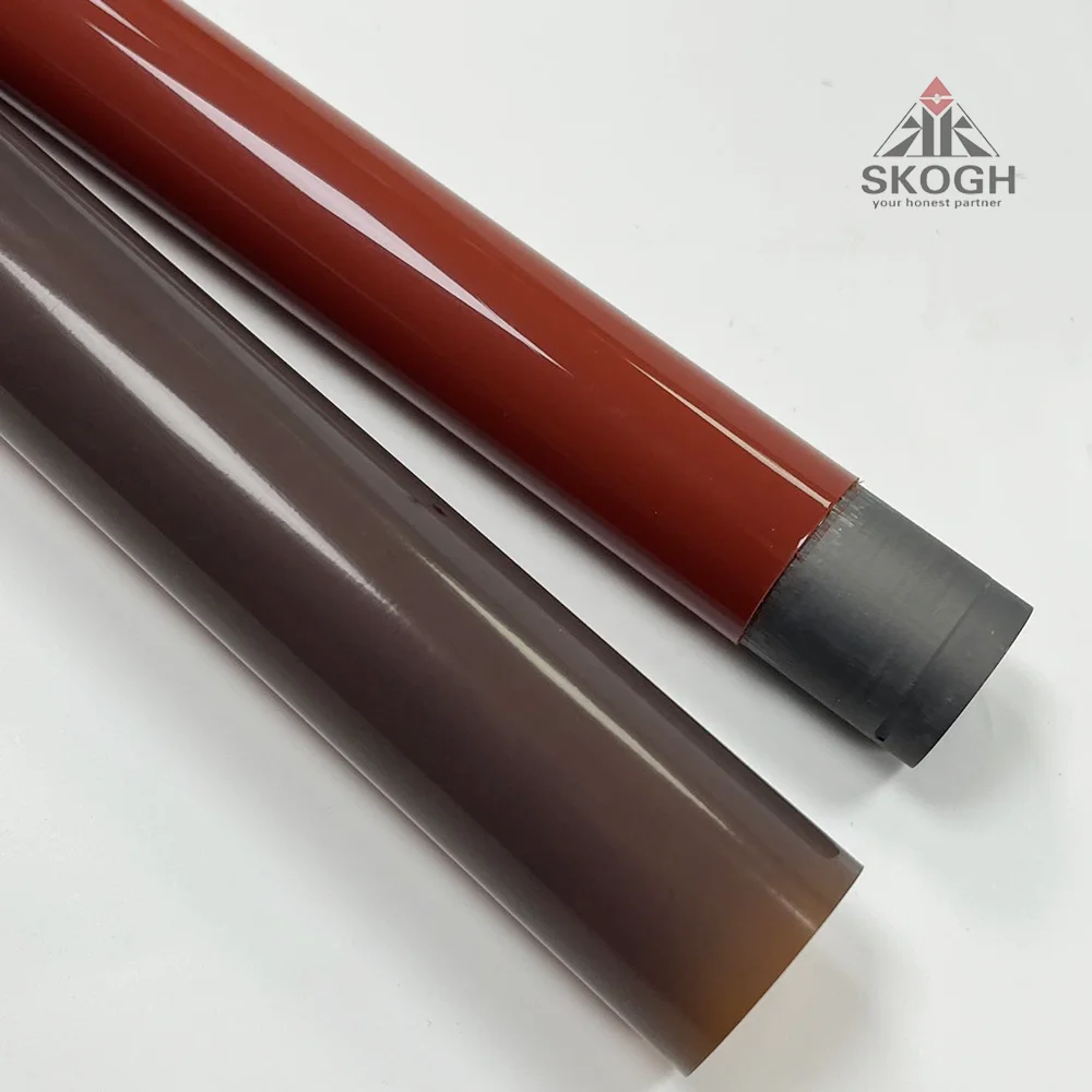 1Set Upper Fuser Roller + Fuser Film Sleeve For Xerox WC 6600 6605 C400 C405 Spare Parts