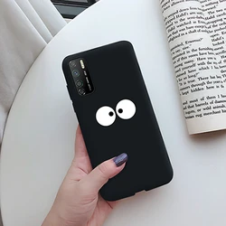 Soft Silicone Cartoon Cute Daisy Flower Matte Painted Case Cover - Fashionable Protection with Bumper for Infinix Note 7 Lite (Black)