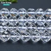 100% Natural Faceted White Clear Quartz Crystal Round Loose Beads For Jewelry Making Bracelet Necklace 4-12mm 3